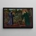 Le pèlerin à la porte de l'oisiveté - Sir Edward Coley Burne-Jones — inramlat konstverk på väggen