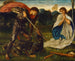 La lutte de saint Georges contre le dragon VI - Sir Edward Coley Burne-Jones — vy av konstverket