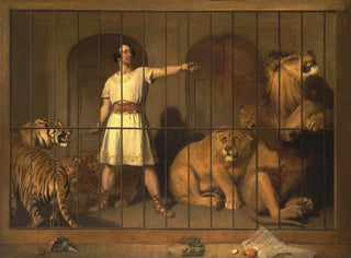 Sir Edwin Henry Landseer - Portrait of Mr Van Amburgh As He Appeared with His Animals at the London Theatres.webp