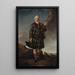 Sir Alexander Macdonald Sir Alasdair MacDhmhnaill Shlite 1744-1795 9:e Baronet de Sleat och 1:a Baron Macdonald de Slate - Sir George Chalmers — inramlat konstverk på väggen