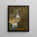 Les faneurs au bord du ruisseau - Sir George Clausen — inramlat konstverk på väggen