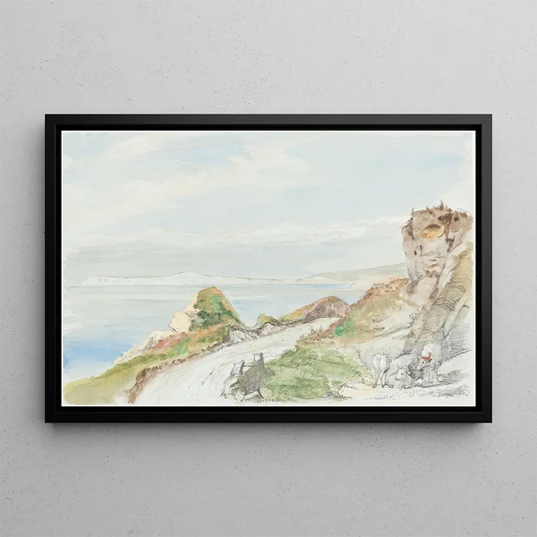 Sir George Hayter - Freshwater Bay Isle of Wight.webp