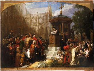 Sir George Hayter - Latimer Preaching at Pauls Cross.webp