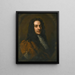 Nicola Matteis C1640–1714 - Sir Godfrey Kneller — inramlat konstverk på väggen