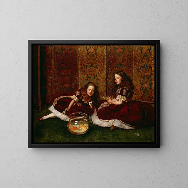 Fritidsaktiviteter - Sir John Everett Millais — inramlat konstverk på väggen