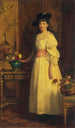 Mademoiselle Gertrude Vanderbilt - Sir John Everett Millais — vy av konstverket