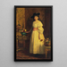 Mademoiselle Gertrude Vanderbilt - Sir John Everett Millais — inramlat konstverk på väggen