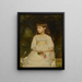 porträtt av Mlle Scott, dotter till avlidne Thomas Alexander Scott från Philadelphia - Sir John Everett Millais — inramlat konstverk på väggen