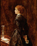 Ja eller nej - Sir John Everett Millais — vy av konstverket