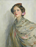 En vacker spanjor, Mme Chowne - Sir John Lavery — vy av konstverket