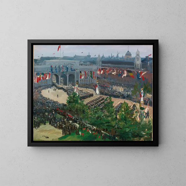 Arc de l'Amirauté, 19 juli 1919 - Sir John Lavery — inramlat konstverk på väggen