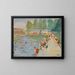 Bains de Chiswick - Sir John Lavery — inramlat konstverk på väggen
