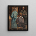 inomhus av konstnärens ateljé - Sir John Lavery — inramlat konstverk på väggen