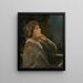 Dora Sigerson, Mme Shorter, circa 1870-1918, poet - Sir John Lavery — inramlat konstverk på väggen