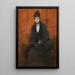 Portrait of Helen Bell - Sir John Lavery — inramlat konstverk på väggen