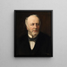 Portrait de John Thomas Gilbert (1829 - 1897), Antiquaire - Sir John Lavery — inramlat konstverk på väggen