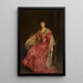 porträtt av Mabel Choate 1870-1958 - Sir John Lavery — inramlat konstverk på väggen