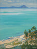 La Baie de Tunis Matin - Sir John Lavery — vy av konstverket