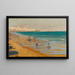 La plage de Tanger - Sir John Lavery — inramlat konstverk på väggen