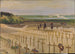 Le Cimetière, Étaples 1919 - Sir John Lavery — vy av konstverket