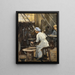 Le fabricant de disques - Sir John Lavery — inramlat konstverk på väggen