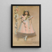 La fille couronnée de guirlandes 1896 - Sir John Lavery — inramlat konstverk på väggen
