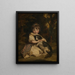 Mademoiselle Jane Bowles - Sir Joshua Reynolds — inramlat konstverk på väggen