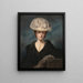 Mademoiselle Mary Hickey - Sir Joshua Reynolds — inramlat konstverk på väggen