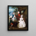 La famille du Temple - Sir Joshua Reynolds — inramlat konstverk på väggen