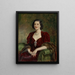 La duchesse de Roxburghe Mary Innes-Ker 1915-2014 - Sir Oswald Birley — inramlat konstverk på väggen