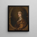 Lady Frances Savile, senare Lady Brudenell - Sir Peter Lely — inramlat konstverk på väggen