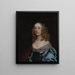 porträtt av en dam, kanske Ann St John Wilmot - Sir Peter Lely — inramlat konstverk på väggen