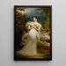 porträtt av Miss Mary Payne - Sir William Beechey — inramlat konstverk på väggen