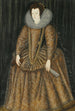 Lady Elizabeth Hastings, hertiginna av Worcester - Sir William Segar — inramlat konstverk på väggen