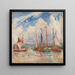 Sloops - James Ensor — inramlat konstverk på väggen