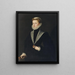 Jeanne d'Autriche, portugisiska prinsessan - Sofonisba Anguissola — inramlat konstverk på väggen