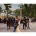 Reproduktion av målningen Sommeraften i Tivoli (1888) - Paul Fischer