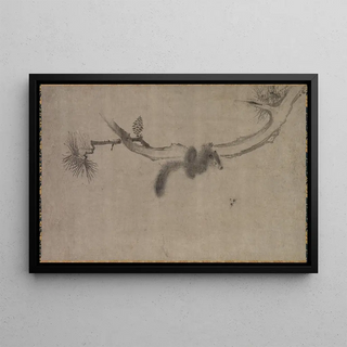 Song Tian - Squirrel on a Pine Branch.webp