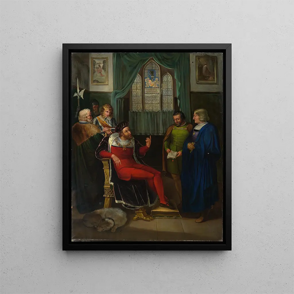 Sophie Reinhard - Markgraf Christoph I von Baden empfngt Gesandte Kaiser Maximilians.webp