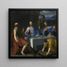 Supé på Emmaus - Jean-Baptiste de Champaigne — inramlat konstverk på väggen