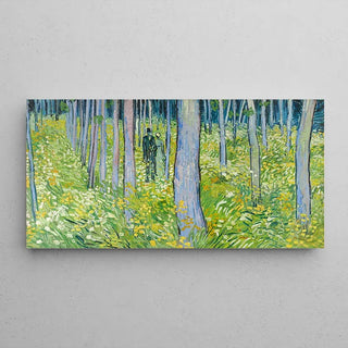 Undervegetation med två personer - Vincent van Gogh