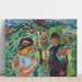 Reproduktion av målningen Under de röda äpplen - Edvard Munch