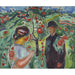 Reproduktion av målningen Under de röda äpplen - Edvard Munch