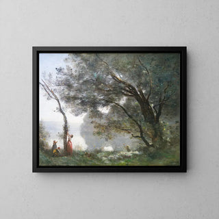 Souvenir de Mortefontaine av Jean-Baptiste-Camille Corot