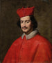 Porträtt av kardinal Camillo Astalli Pamphili 1616-1663 - Spansk skola — vy av konstverket