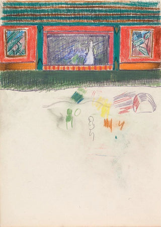 Spencer Frederick Gore - Sketch of Figures and Poles.webp