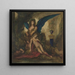Sphinx i en grotta, kung poet och krigare - Gustave Moreau — inramlat konstverk på väggen