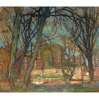 Spring Sun, Castle Ruin - Piet Mondriaan | Reproduction Tableau Décoration murale affiche copie