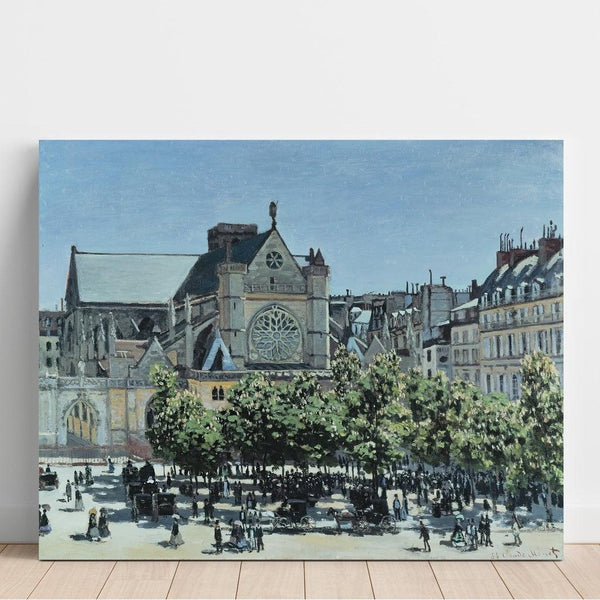 Reproduktion av målningen St. Germain l'Auxerrois - Claude Monet