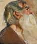 den gamle mannen med grått skägg - Stanisław Dębicki — vy av konstverket